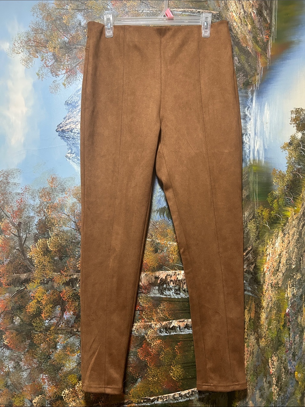 BAGATELLE Women Slim Fit Brown Stretch Pants